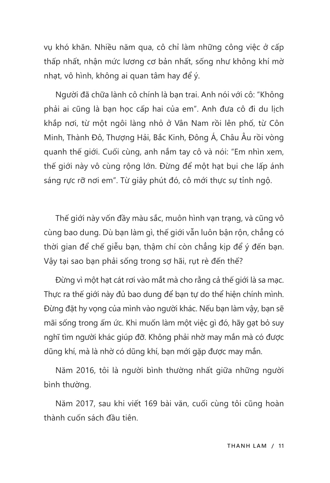 The Gian Rong Lon, Chi Can Ban Chieu Sang Chinh Minh