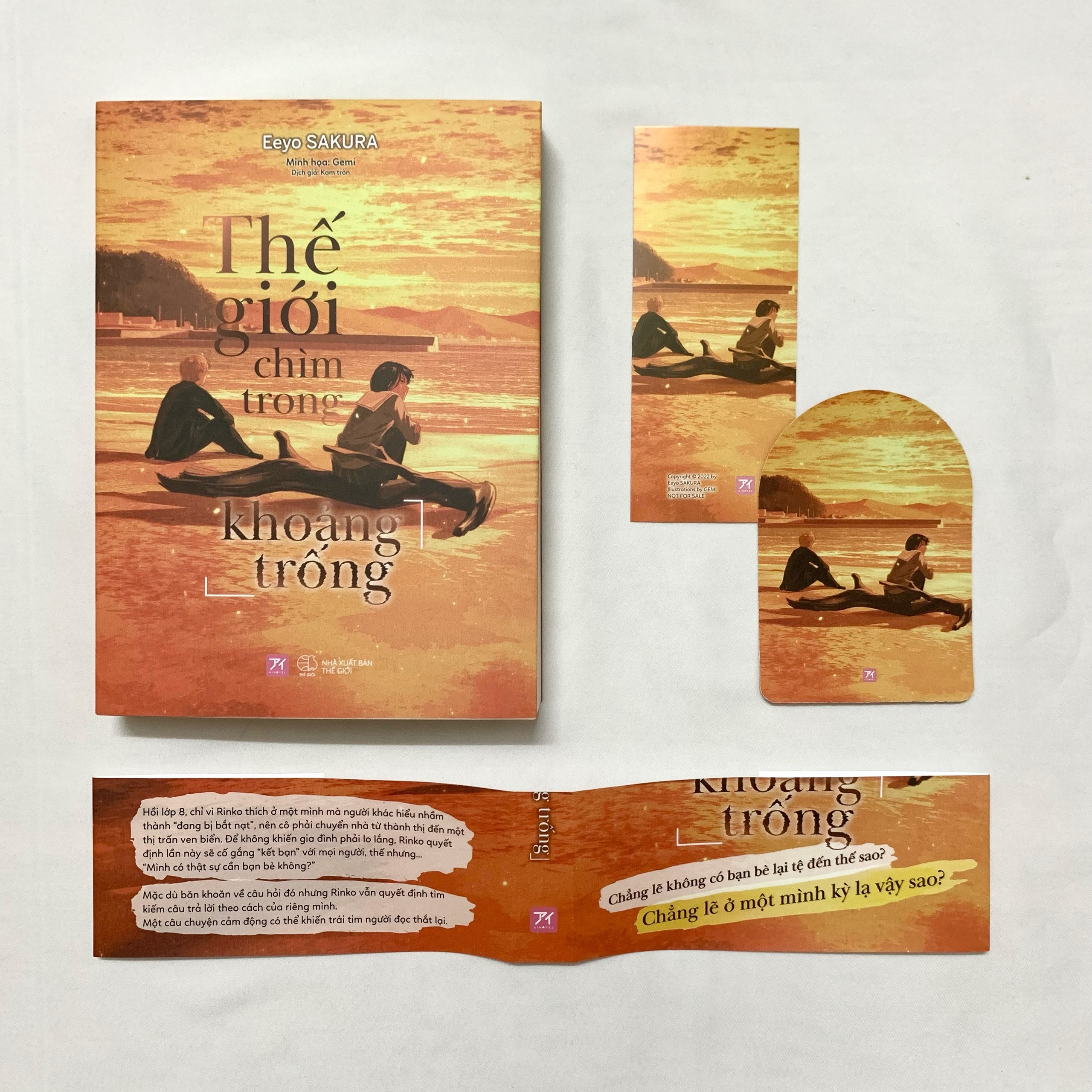 thế giới chìm trong khoảng trống - tặng kèm bookmark + flashcard 2 mặt + đai obi bao sách