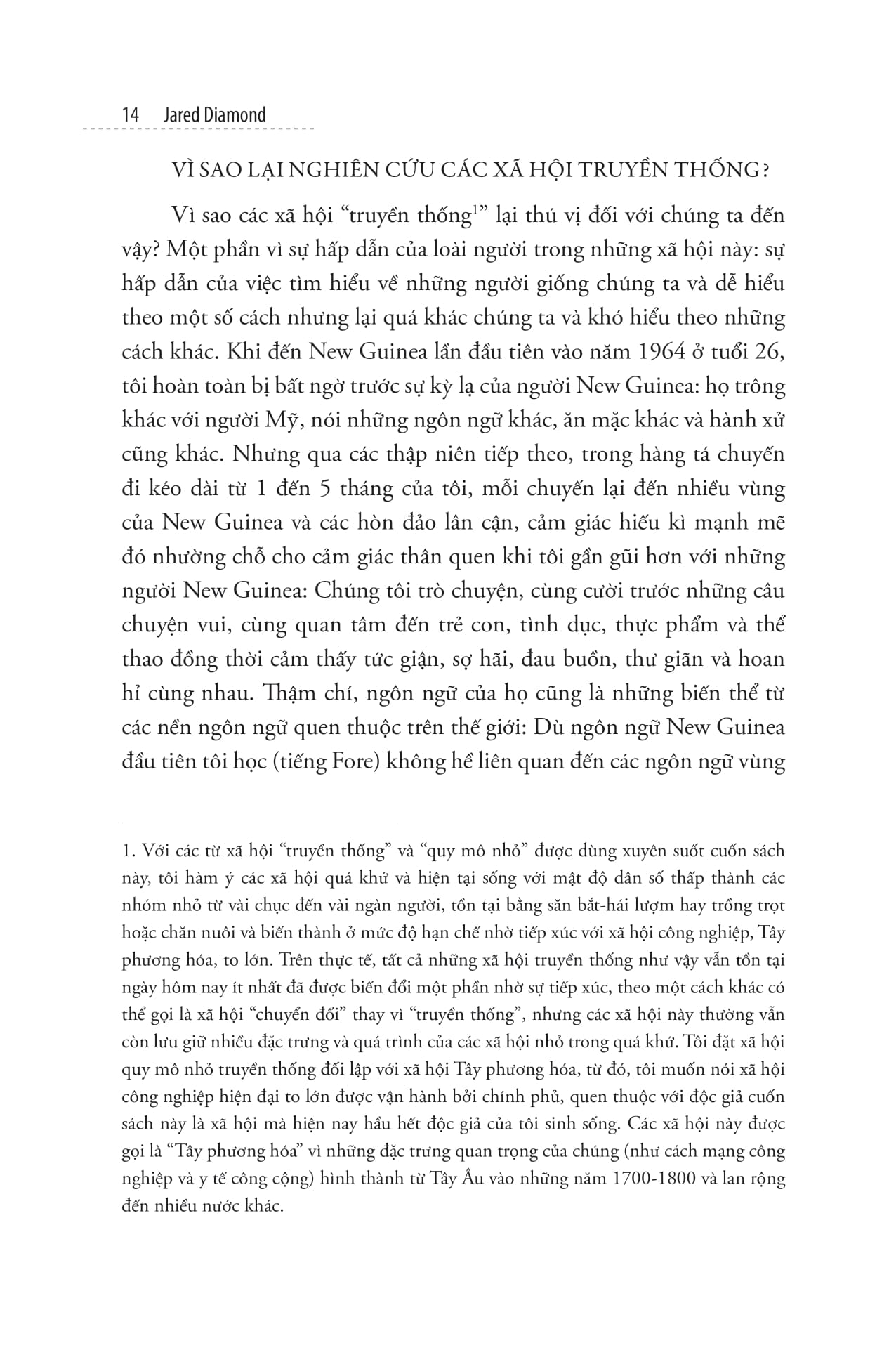 thế giới cho đến ngày hôm qua - chúng ta học được gì từ những xã hội truyền thống?