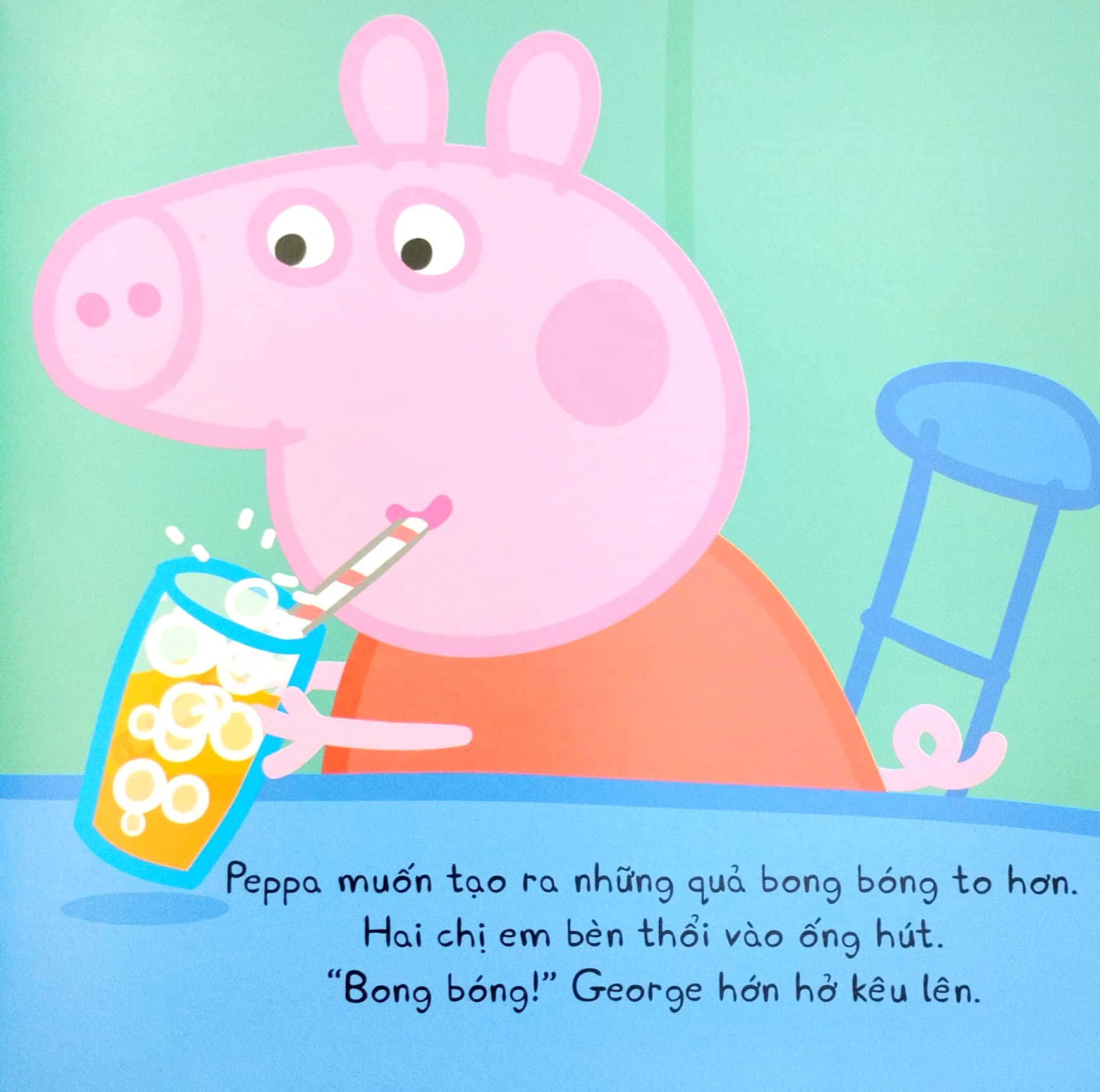 thế giới của peppa - bong bóng xà phòng