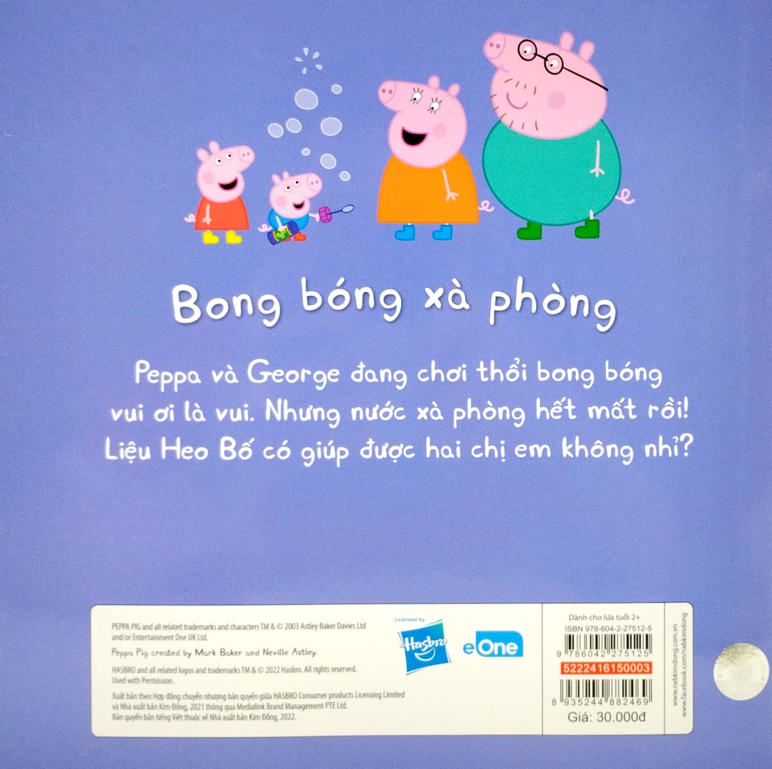 thế giới của peppa - bong bóng xà phòng