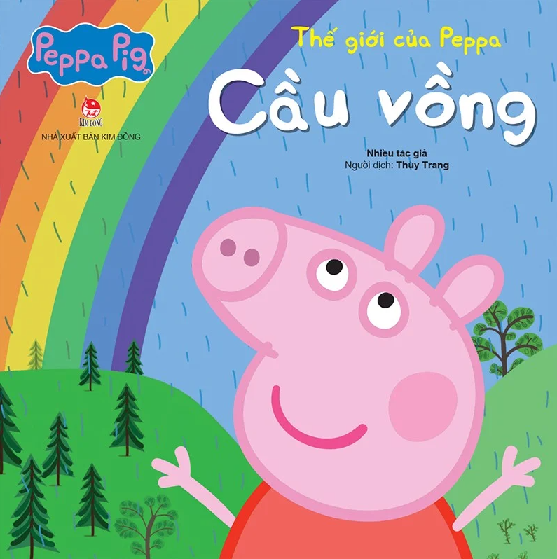 thế giới của peppa - cầu vồng