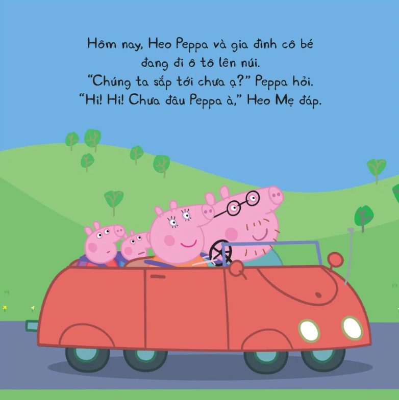 thế giới của peppa - cầu vồng
