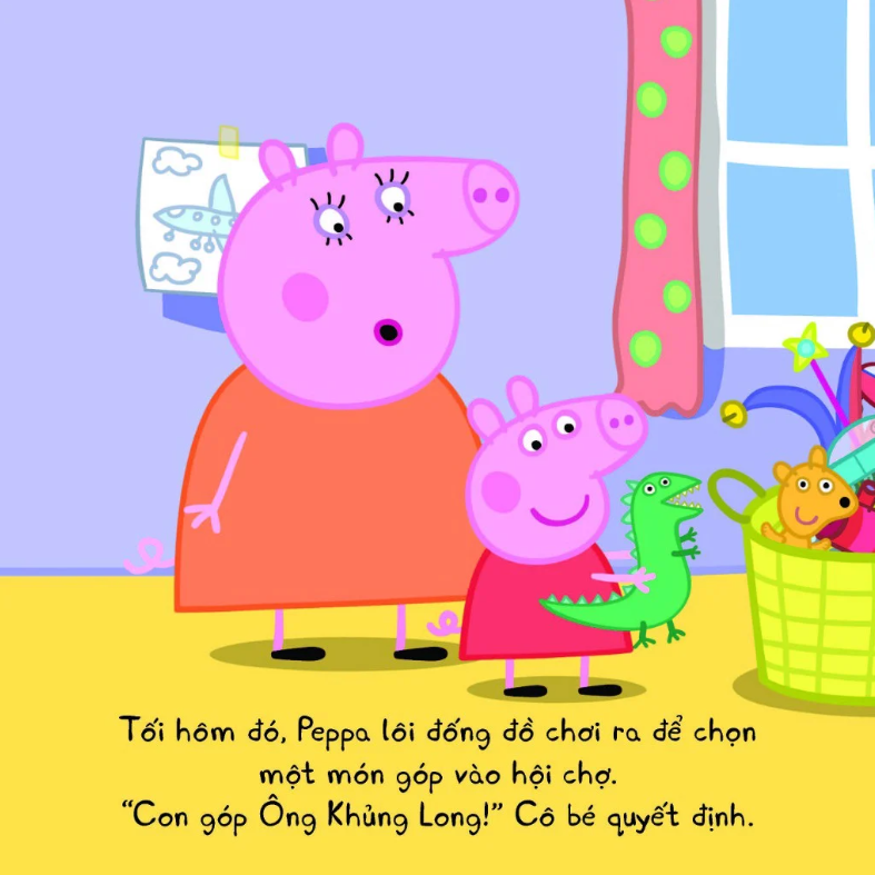 thế giới của peppa - chiếc ghế cũ của bố