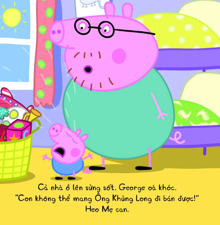 thế giới của peppa - chiếc ghế cũ của bố