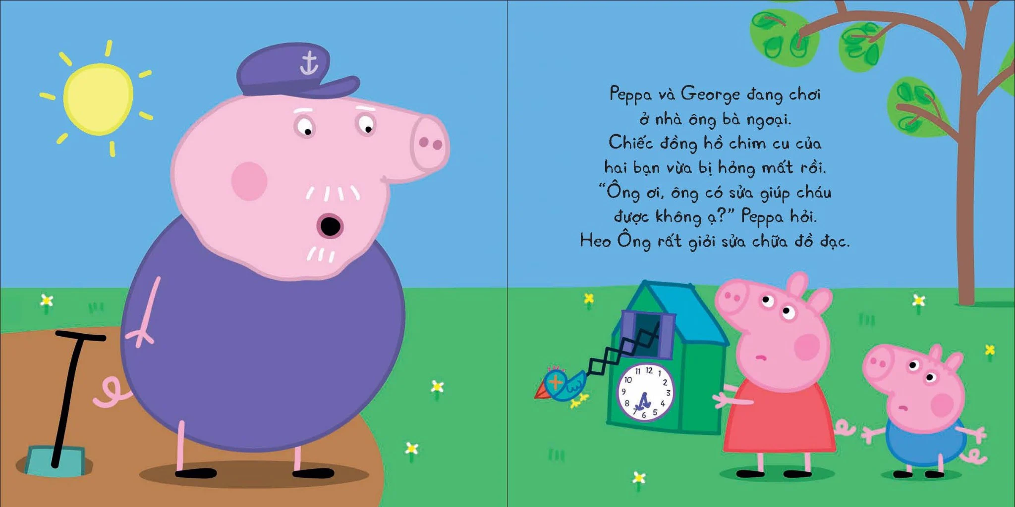 thế giới của peppa - chiếc máy vi tính cũ