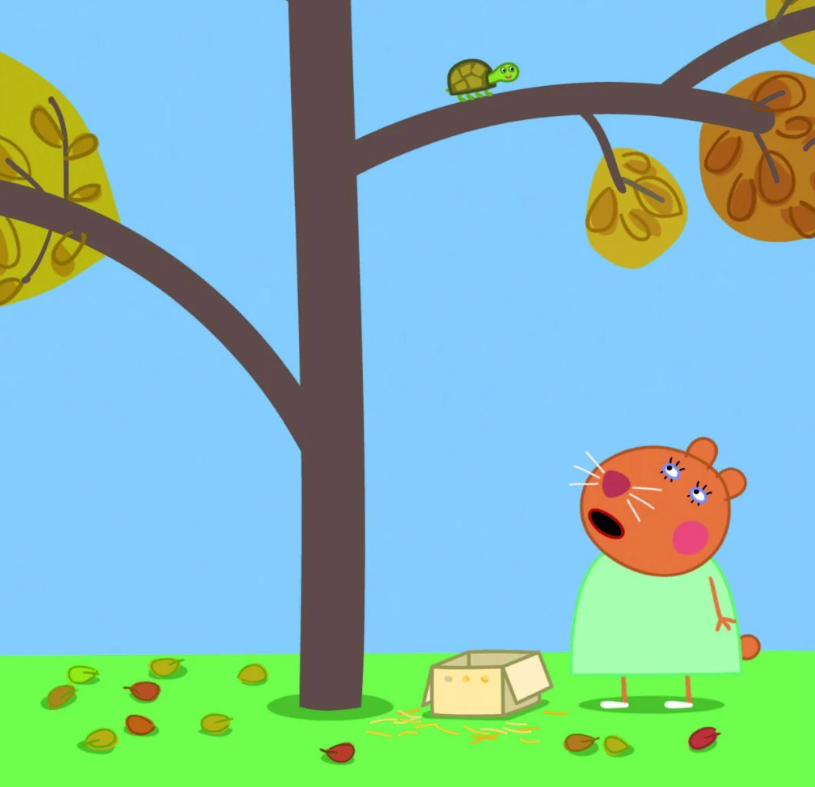 thế giới của peppa - chú rùa nghịch ngợm