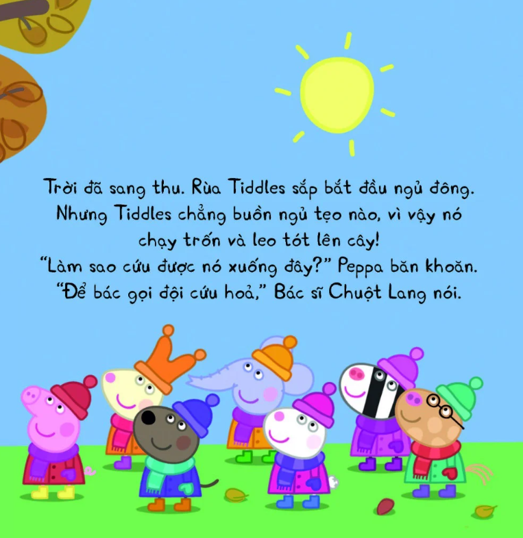 thế giới của peppa - chú rùa nghịch ngợm