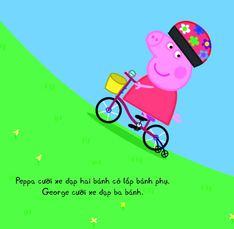 thế giới của peppa - cuộc đua xe đạp