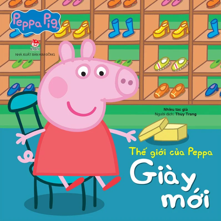 thế giới của peppa - giày mới