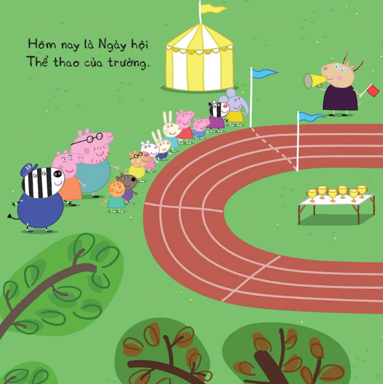 thế giới của peppa - ngày hội thể thao
