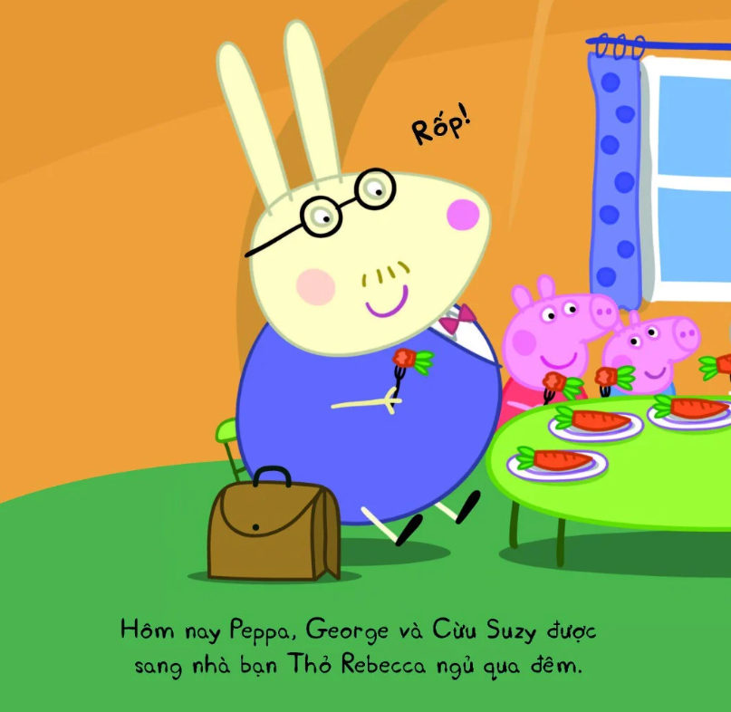 thế giới của peppa - ngày nghỉ của cô thỏ