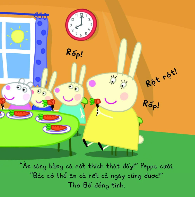 thế giới của peppa - ngày nghỉ của cô thỏ