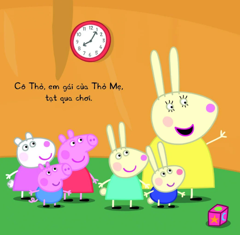 thế giới của peppa - ngày nghỉ của cô thỏ