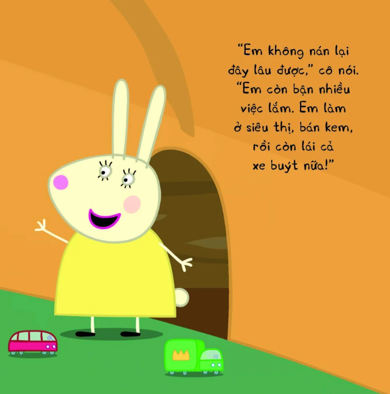 thế giới của peppa - ngày nghỉ của cô thỏ