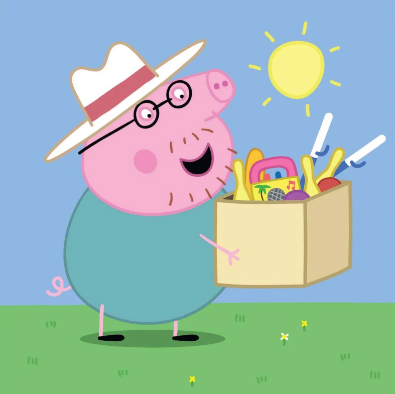 thế giới của peppa - những trò chơi trong vườn nhà