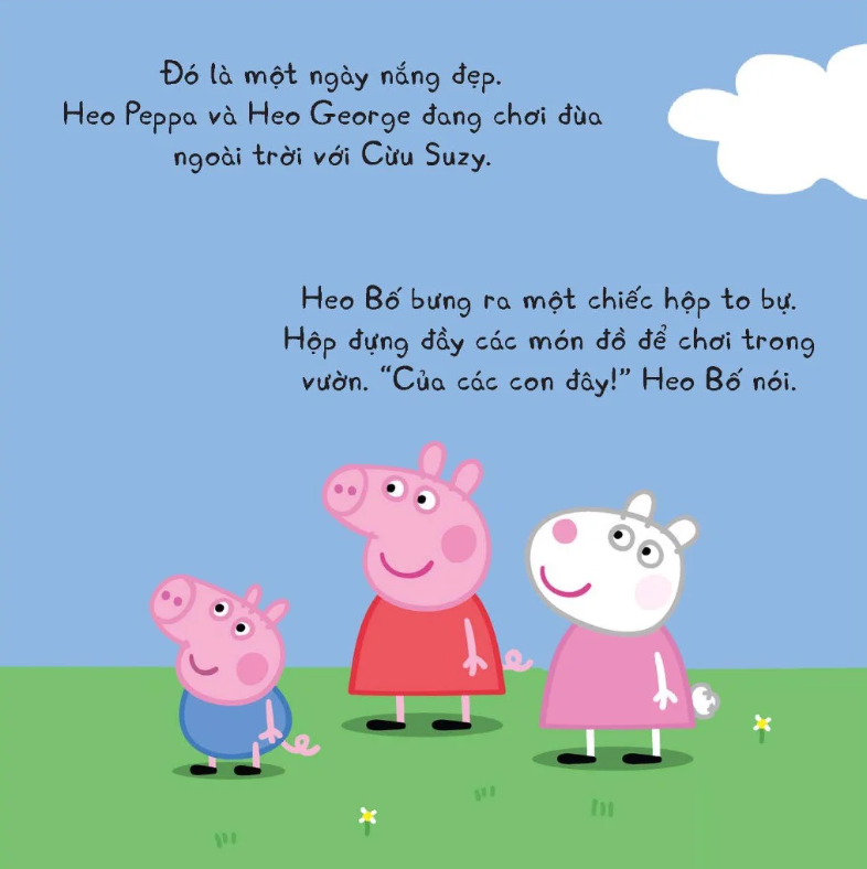 thế giới của peppa - những trò chơi trong vườn nhà