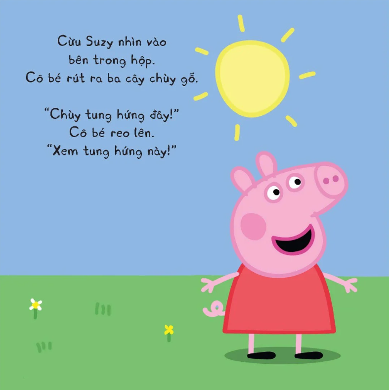 thế giới của peppa - những trò chơi trong vườn nhà