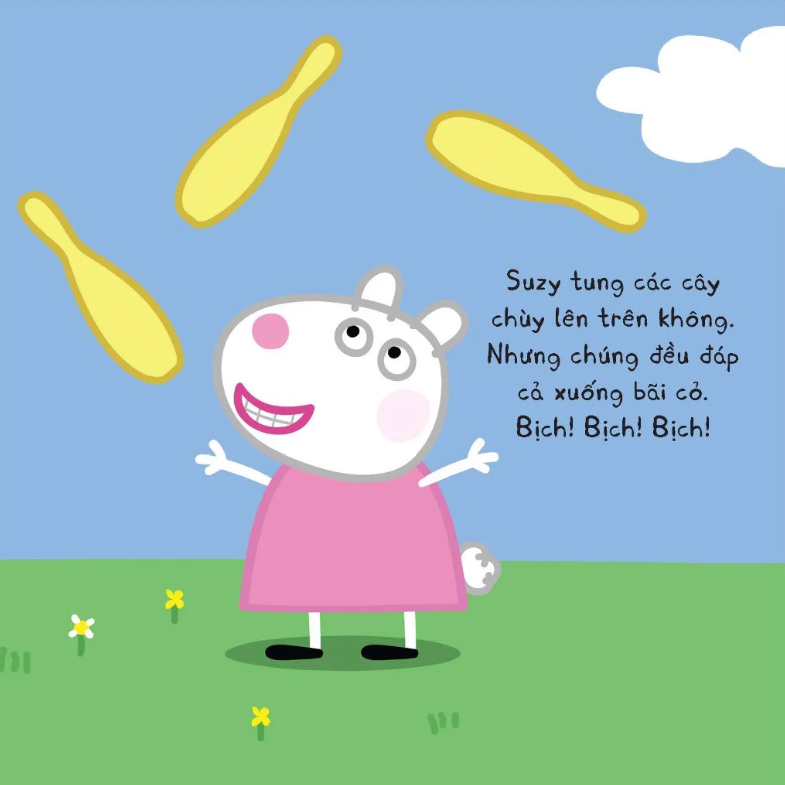 thế giới của peppa - những trò chơi trong vườn nhà