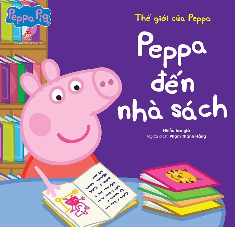 thế giới của peppa - peppa đến nhà sách