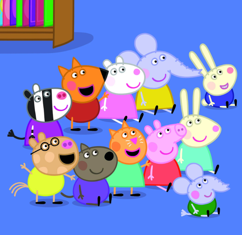 thế giới của peppa - peppa đến nhà sách