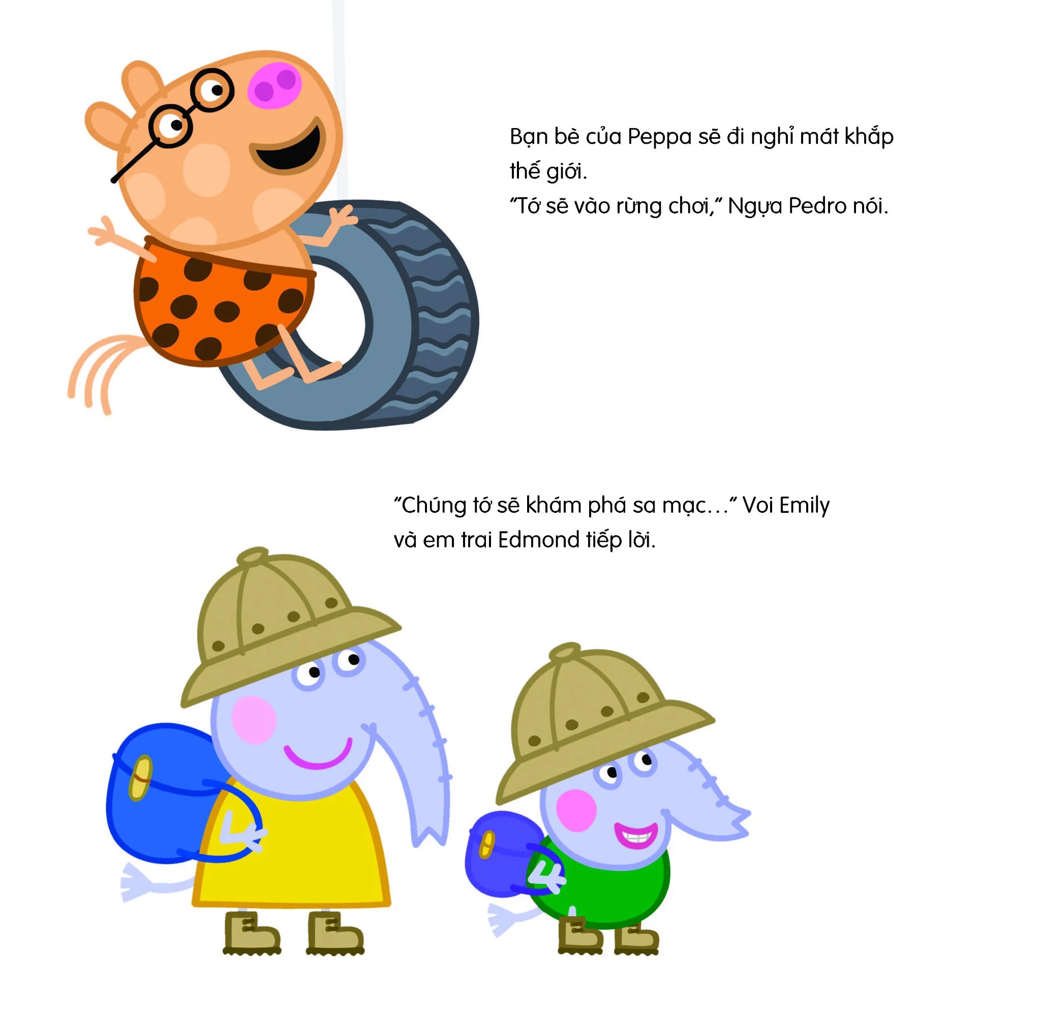 thế giới của peppa - peppa đi vòng quanh thế giới