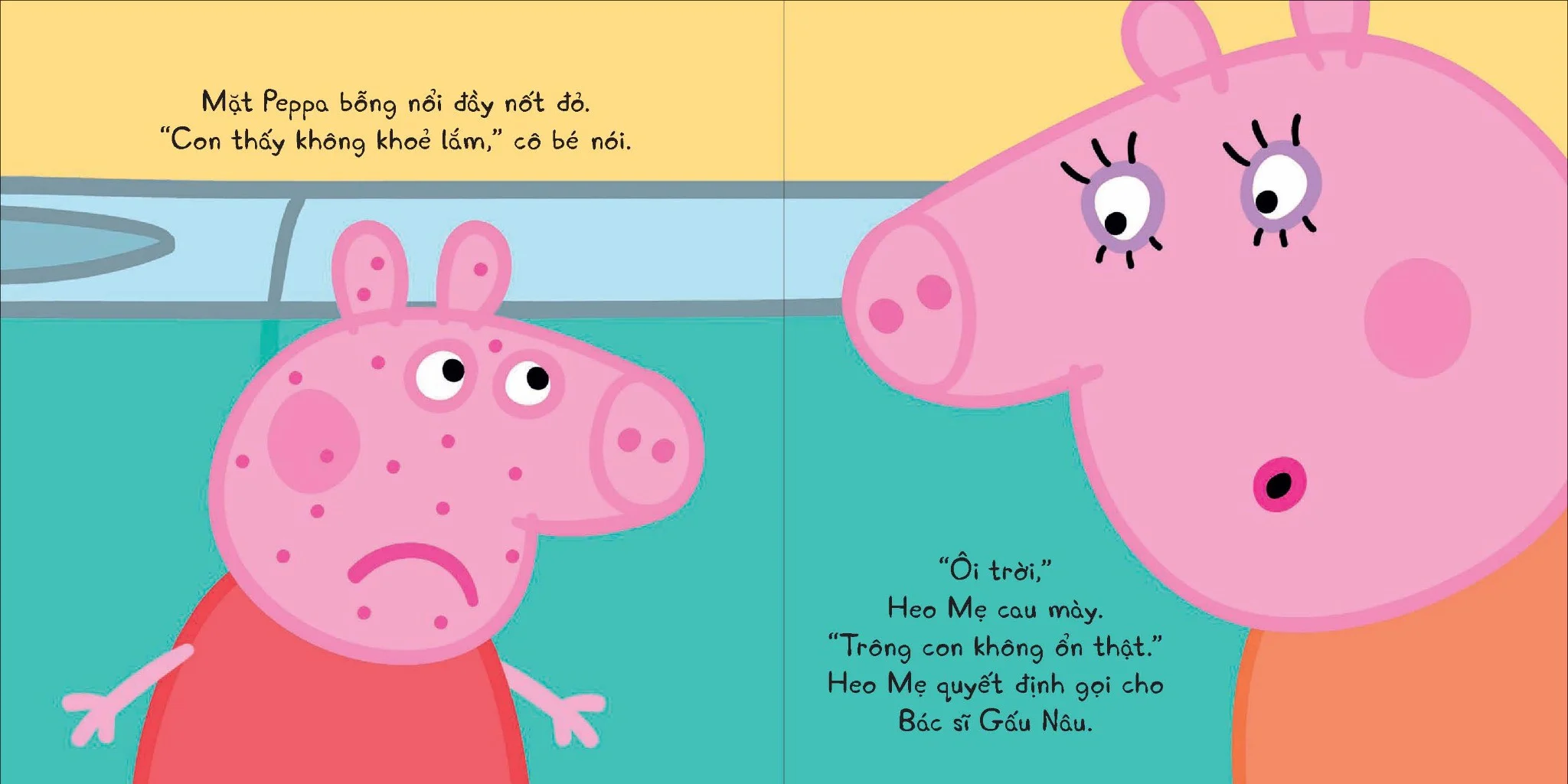 thế giới của peppa - peppa ốm rồi!