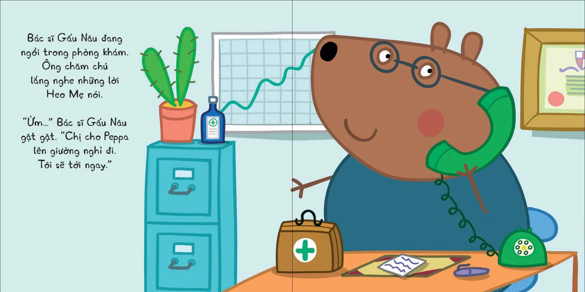 thế giới của peppa - peppa ốm rồi!