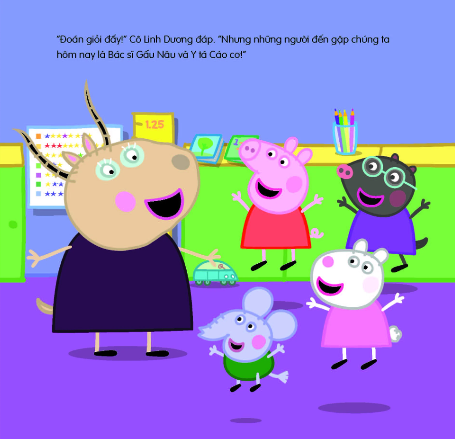 thế giới của peppa - peppa yêu quý bác sĩ và y tá