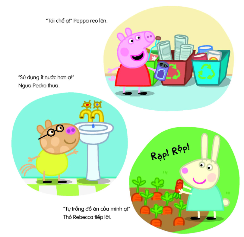 thế giới của peppa - peppa yêu trái đất