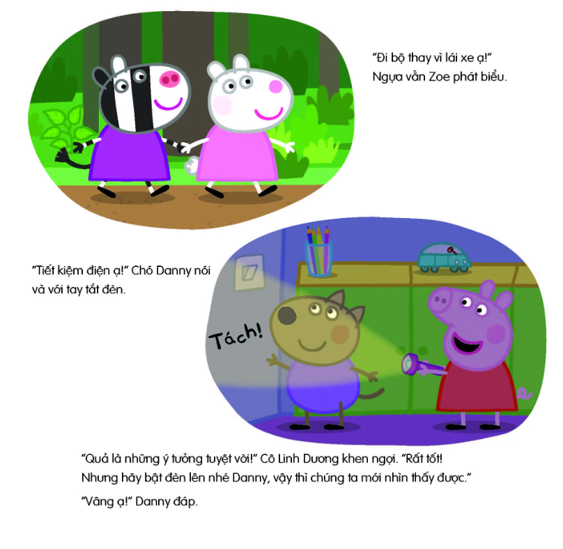 thế giới của peppa - peppa yêu trái đất