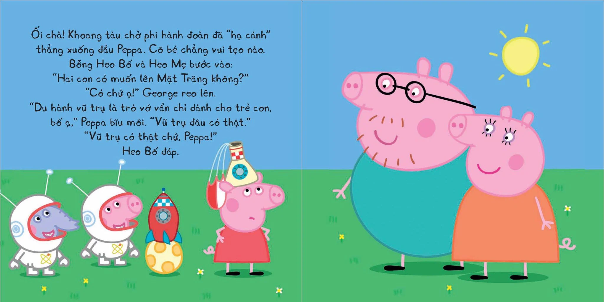 thế giới của peppa - thám hiểm mặt trăng