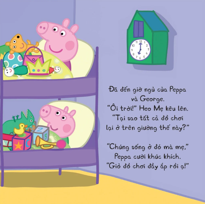 thế giới của peppa - tủ đồ chơi