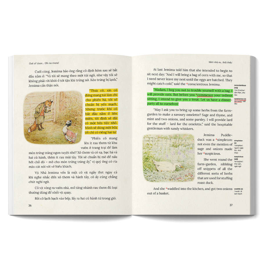 The Gioi Cua Tho Peter - The World of Peter Rabbit - Nhung Ban Nho Nghich Ngom - Naughty Little Friends - Song Ngu