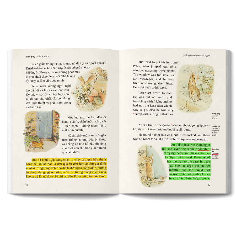 The Gioi Cua Tho Peter - The World of Peter Rabbit - Nhung Cuoc Phieu Luu Quanh Bo Rao - Adventures Around The Hedge - Song Ngu