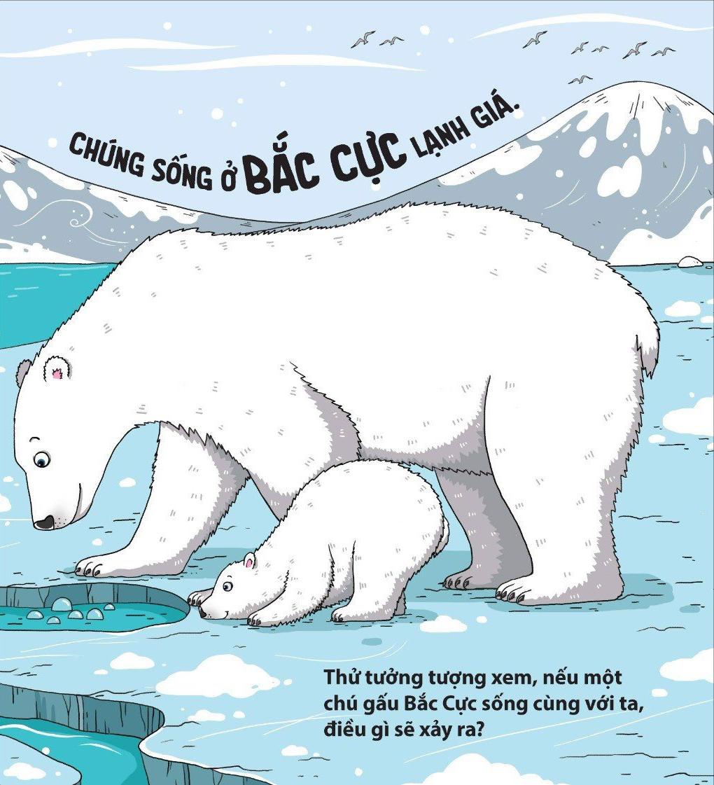 thế giới động vật - gấu bắc cực đến nam cực thì sao?