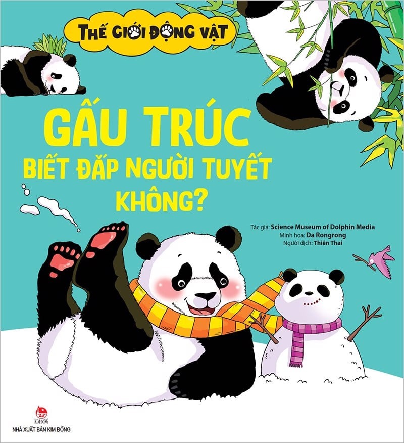 thế giới động vật - gấu trúc biết đắp người tuyết không?
