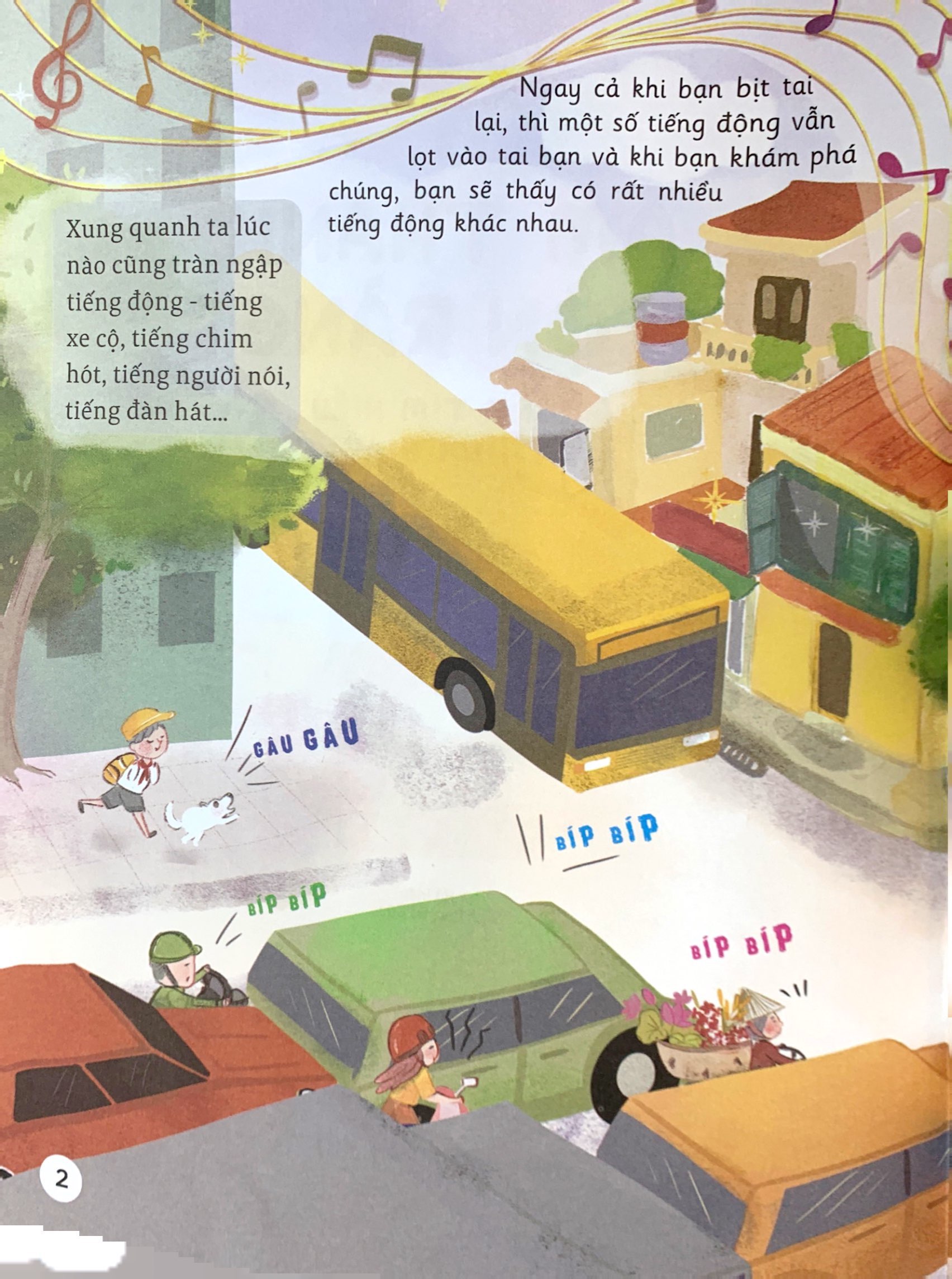 thế giới giác quan kỳ thú: âm thanh rộn ràng - cùng tìm hiểu thính giác