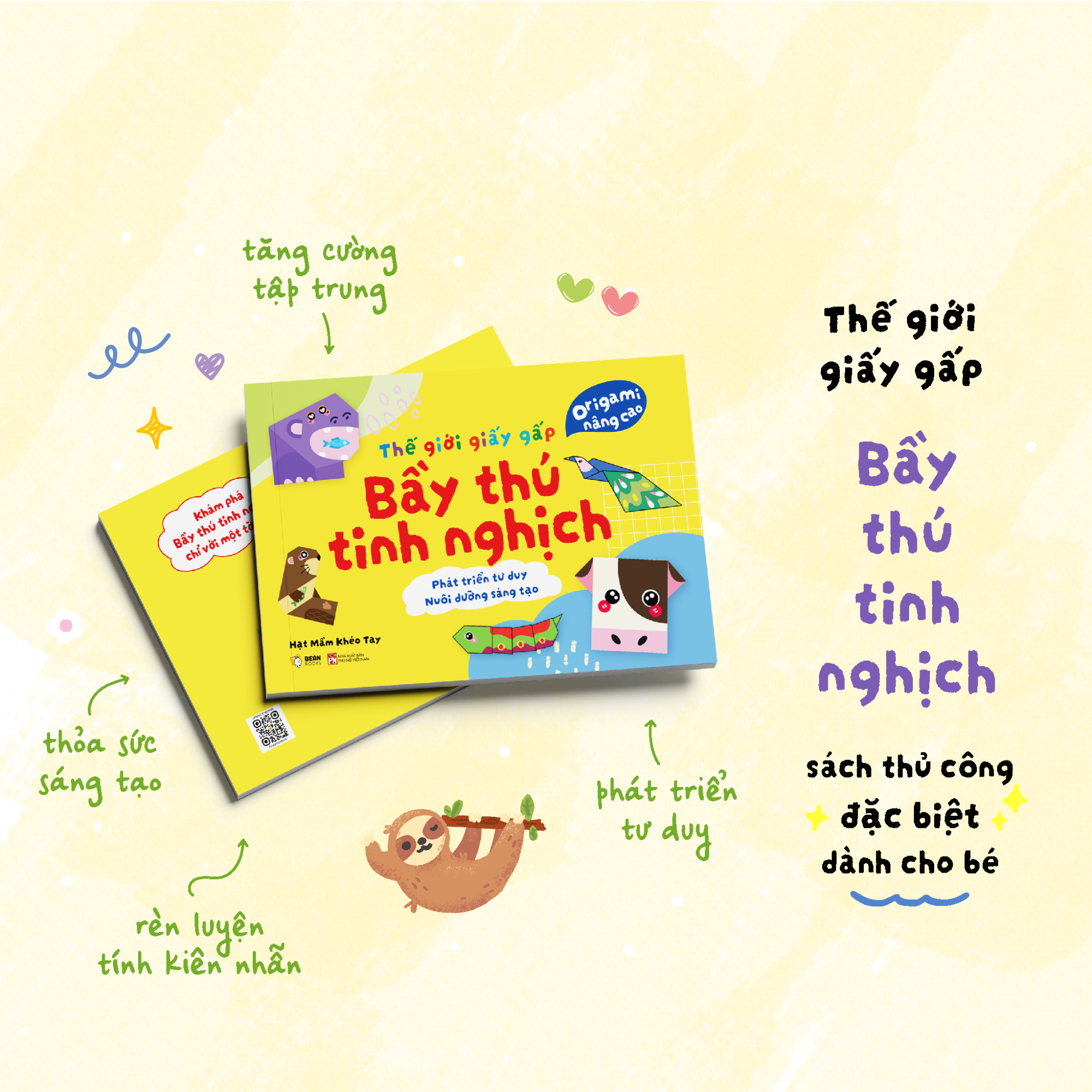 Thế Giới Giấy Gấp - Origami Cho Bé - Bầy Thú Tinh Nghịch