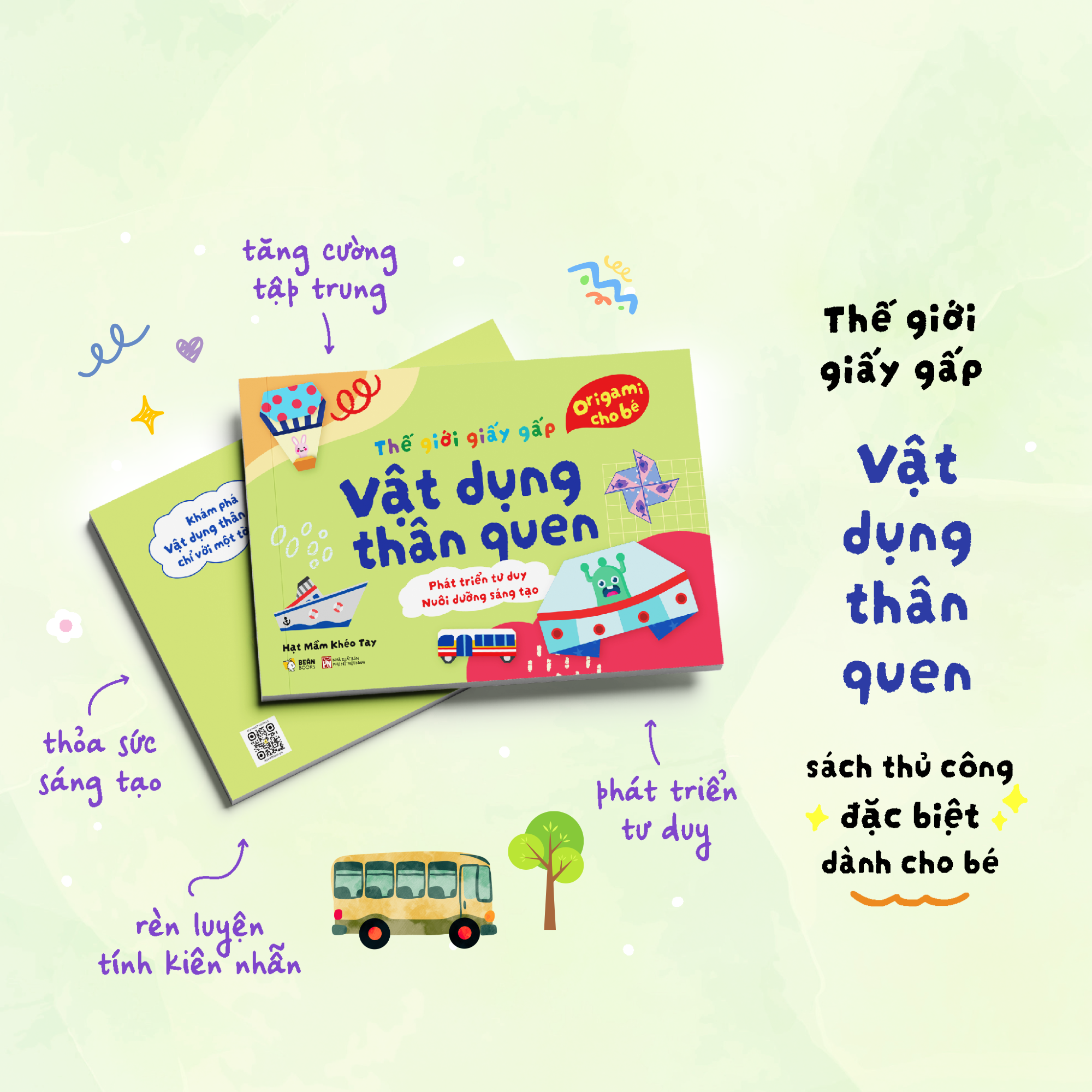 Thế Giới Giấy Gấp - Origami Cho Bé - Vật Dụng Thân Quen