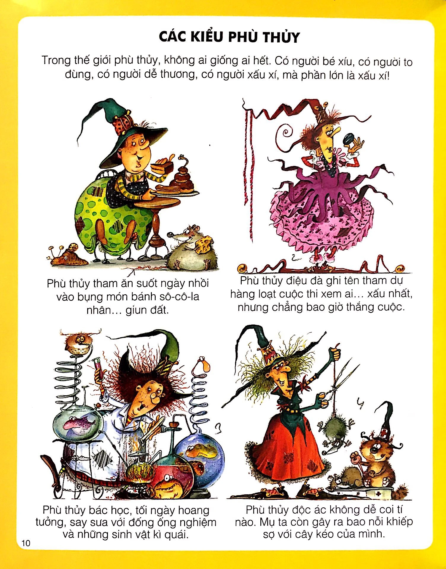 thế giới hình ảnh của bé - phù thủy và thần tiên