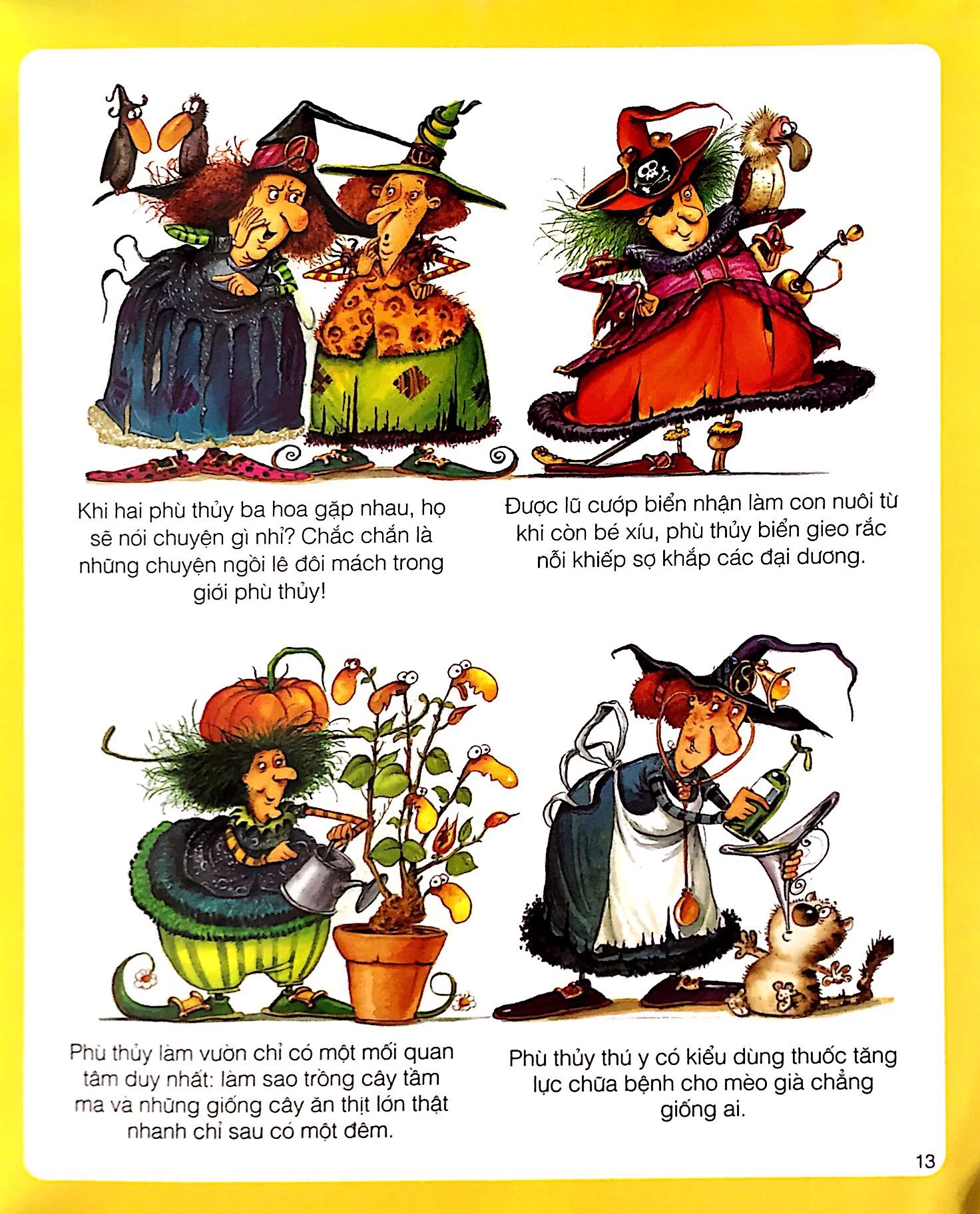 thế giới hình ảnh của bé - phù thủy và thần tiên