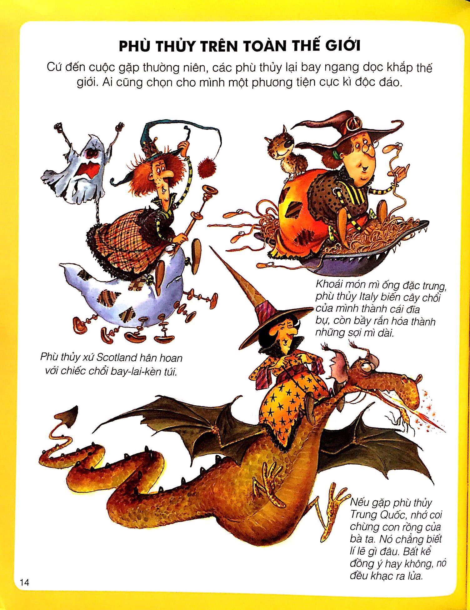 thế giới hình ảnh của bé - phù thủy và thần tiên