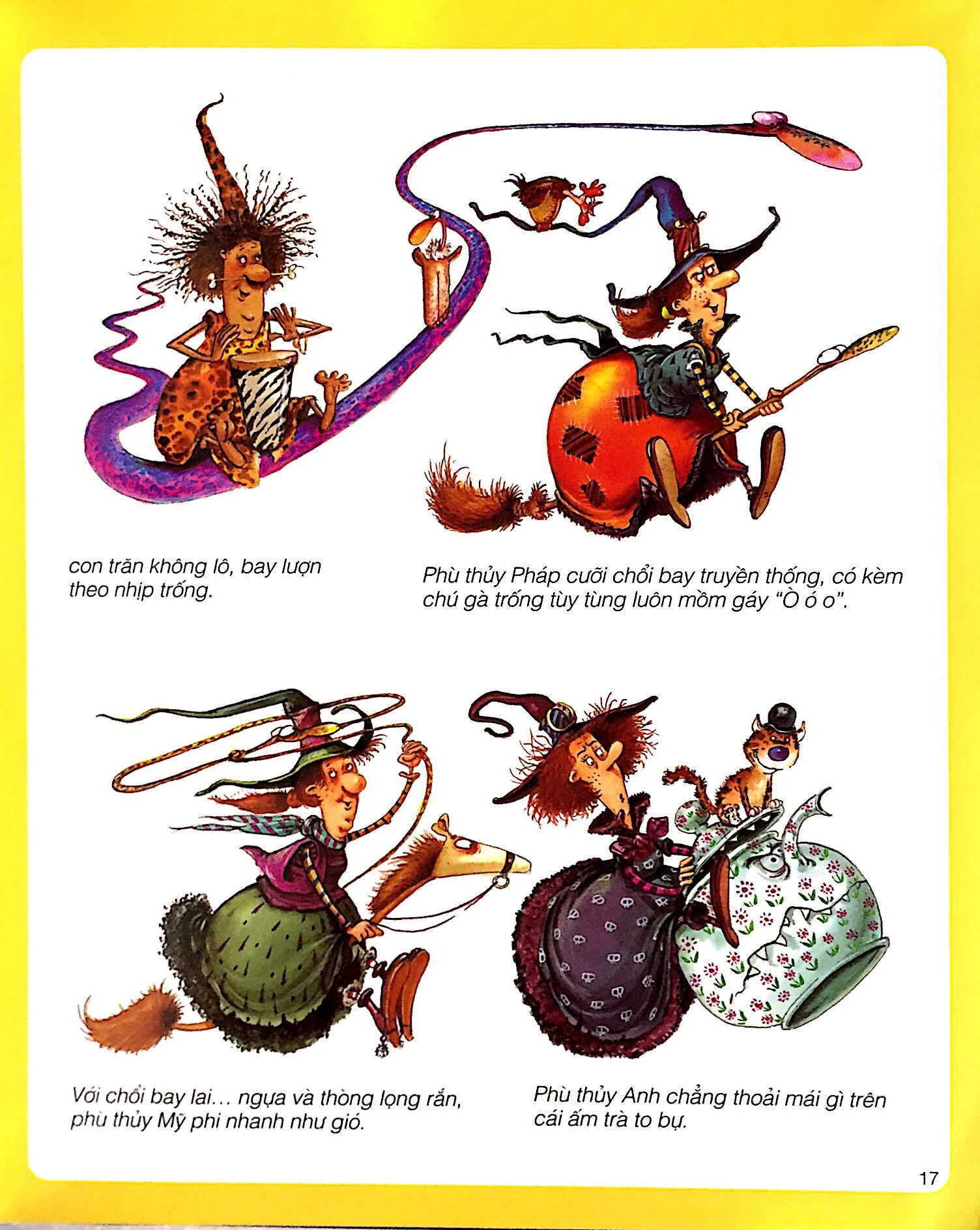 thế giới hình ảnh của bé - phù thủy và thần tiên