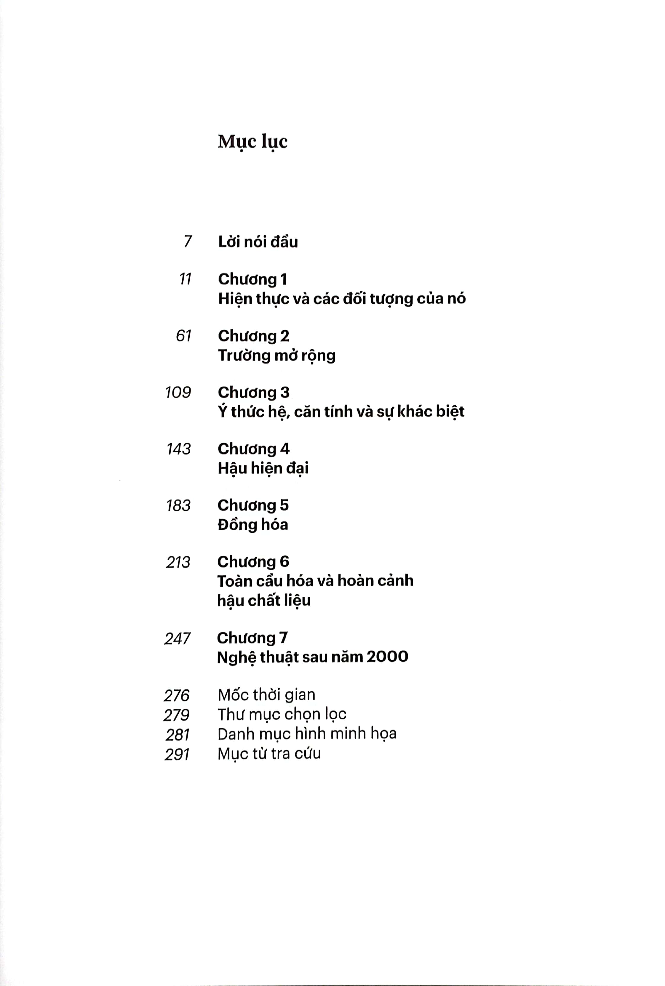 thế giới nghệ thuật - nghệ thuật từ 1960