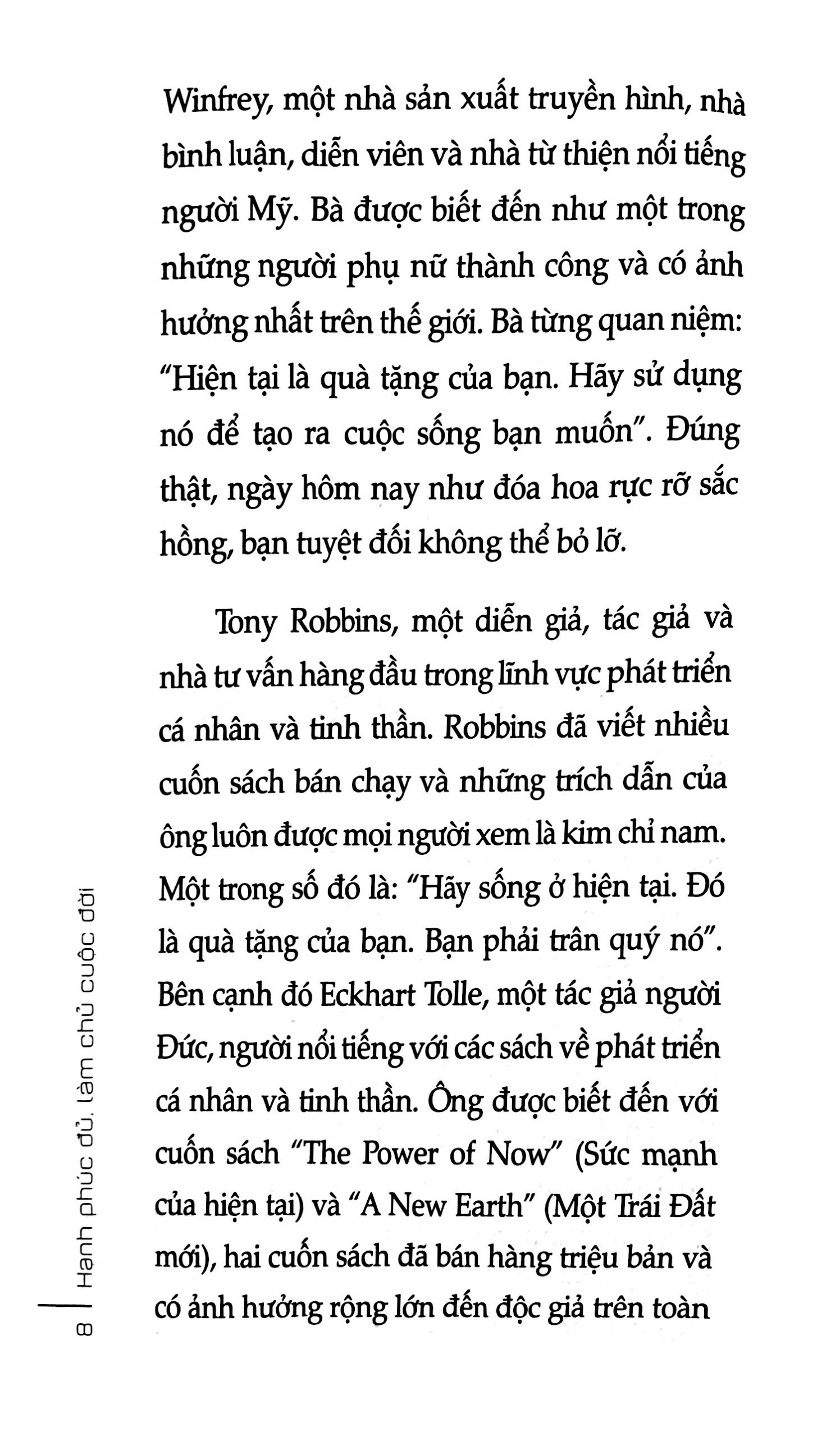 thế giới nội tâm - hạnh phúc đủ, làm chủ cuộc đời