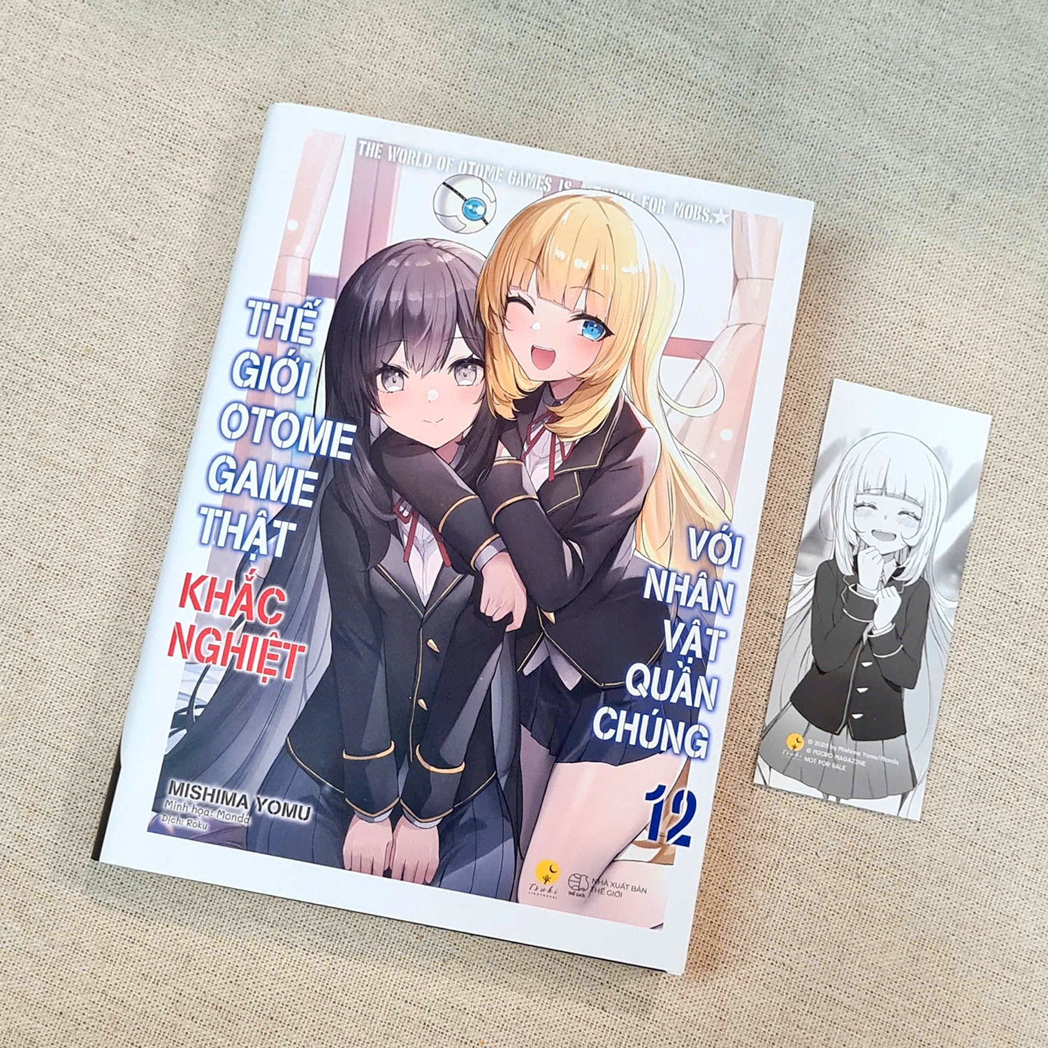 thế giới otome game thật khắc nghiệt với nhân vật quần chúng - tập 12 - tặng kèm bookmark