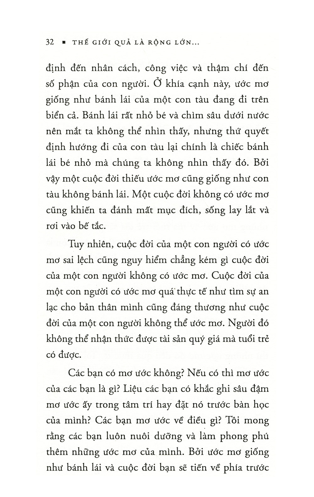 thế giới quả là rộng lớn và có rất nhiều việc phải làm (tái bản 2021)