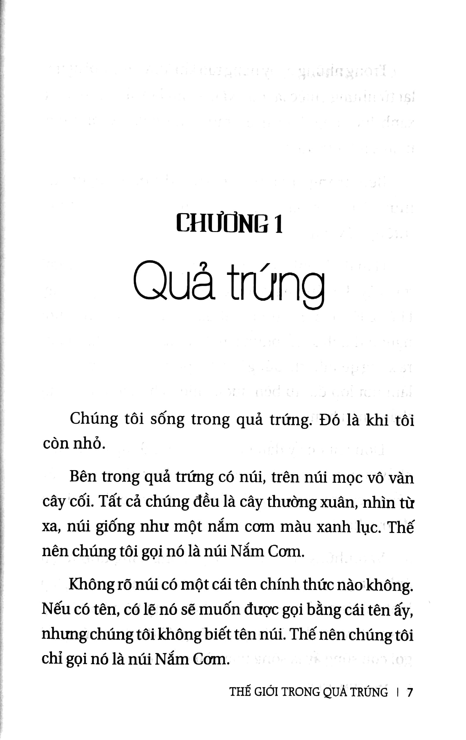 thế giới trong quả trứng