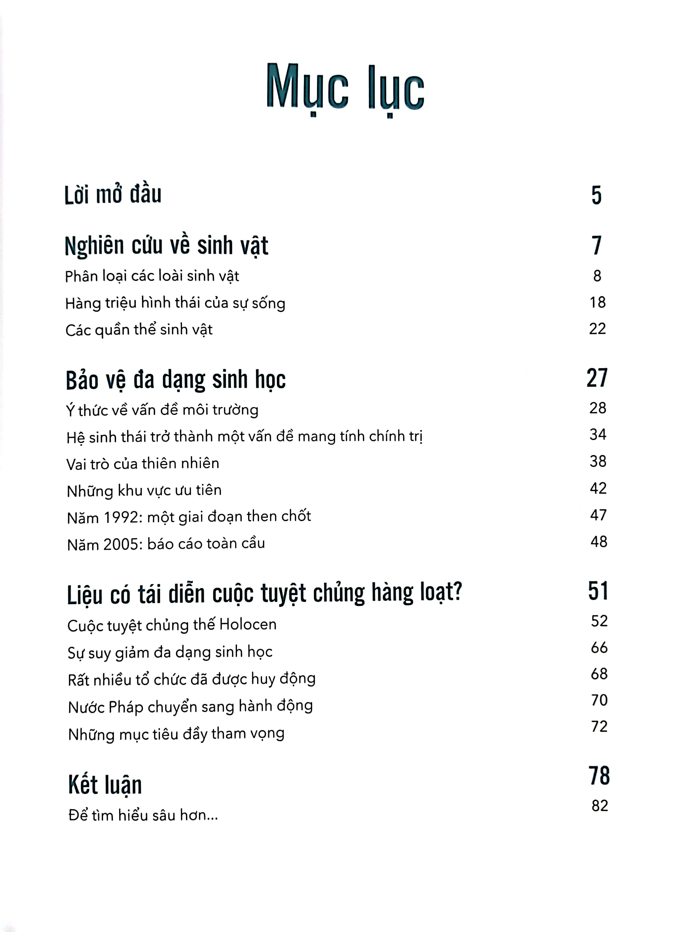 thế giới tương lai - đa dạng sinh học